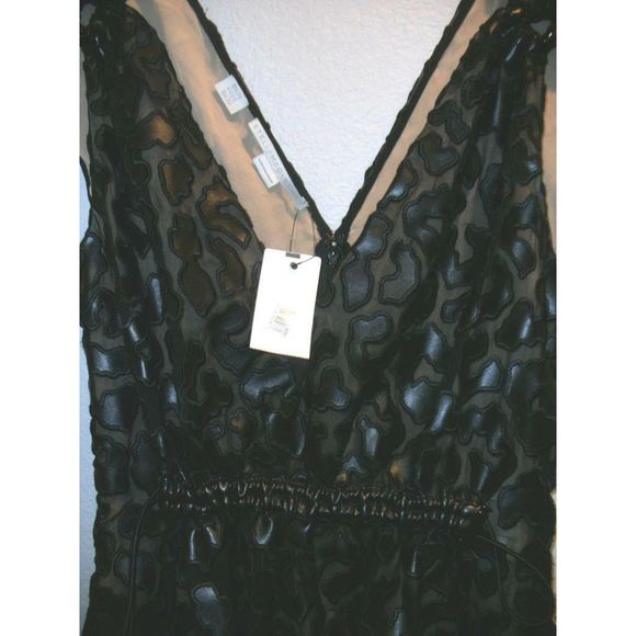 Stella McCartney Faux Leather Leopard Dress 40 - Picture 5 of 7